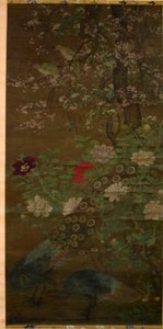 Oiseaux et fleurs - anonymous 