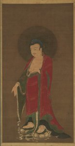 Le Bouddha Amitabha descendant de sa Terre Pure - anonymous 