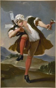 French: A la bonne bouteille. Enseigne de marchands de vin, Paris
