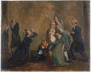 French: Adieux de Louis XVI à sa famille, le 20 janvier 1793. - anonymous 