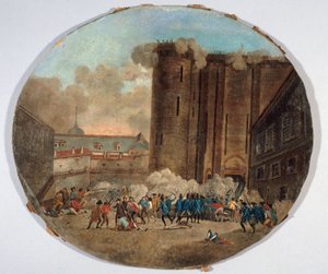 French: Prise de la Bastille, le 14 juillet 1789 (P707-1) - anonymous 