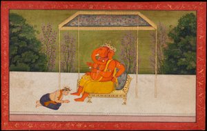 "Indra vénère le dieu à tête d