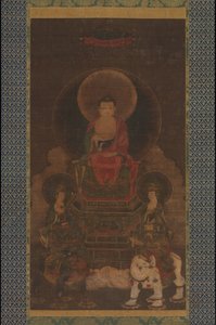 Triade de Shaka (Shakyamuni) - anonymous 