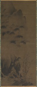 Bambou sous la Pluie - attributed to Genga