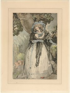 Mme Samuel Howitt (née Elizabeth Rowlandaon) - attributed to George Murgatroyd Woodward