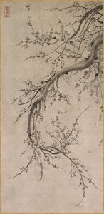 Prunus - attributed to Kano Einō