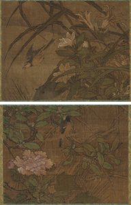Oiseaux et fleurs - attributed to Sesshū Tōyō