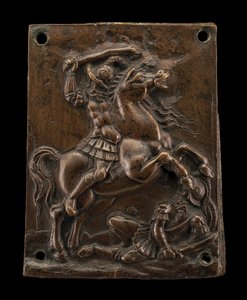 Cavalier et fantassin