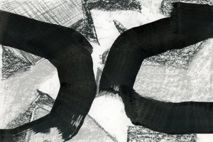 Courbes noires abstraites - cartissi