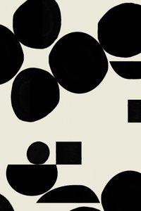 Formes abstraites noires - cartissi