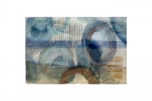 Cercle bleus abstraits