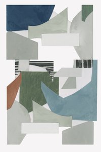 Collage géométrique abstrait - cartissi