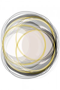Cercle dorés abstraits - cartissi