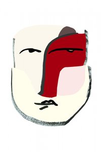 Résumé : Visage rouge
