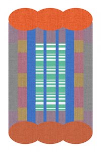 Rayures abstraites sur tissu - cartissi
