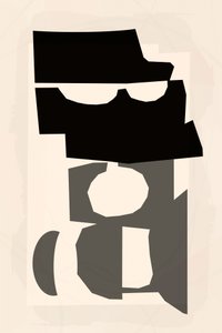 Composition abstraite audacieuse