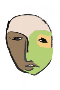 Portrait abstrait audacieux - cartissi