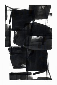 Abstrait noir audacieux - cartissi