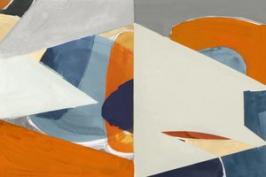 Abstrait géométrique audacieux