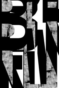 Typographie graphique audacieuse