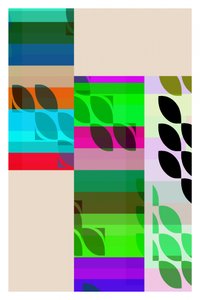 Formes géométriques colorées - cartissi