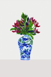 Fleurs peintes aux couleurs vives - cartissi