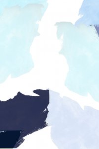 Coulées de peinture bleu vif