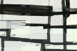 Grille abstraite sombre - cartissi