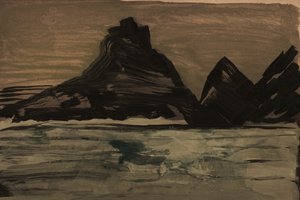 Falaises côtières sombres - cartissi