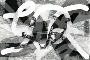Abstrait monochrome dynamique - cartissi