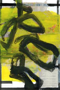 Abstrait jaune dynamique - cartissi