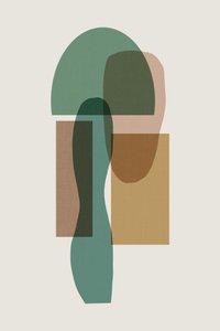Formes abstraites aux accents terreux - cartissi