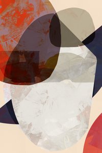 Formes abstraites aux tons terreux - cartissi