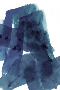 Abstrait bleu fluide - cartissi