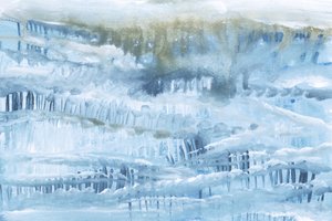 Paysage bleu glacé - cartissi