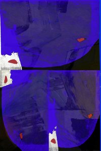 Couches abstraites indigo - cartissi