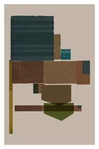 Abstrait géométrique en superposition - cartissi