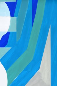 Formes bleues modernes