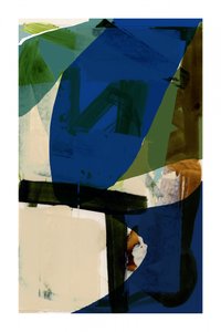 Formes modernes bleu-vert - cartissi