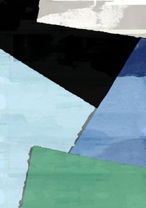 Formes modernes en blocs de couleur - cartissi