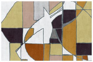 Cheval en patchwork moderne - cartissi