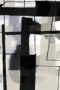 Formes abstraites monochromes - cartissi