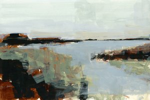 Paysage abstrait aux tons discrets - cartissi