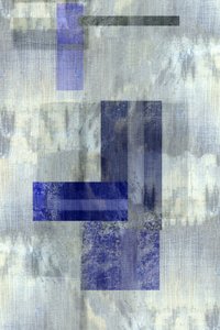 Géométrie bleu pâle - cartissi