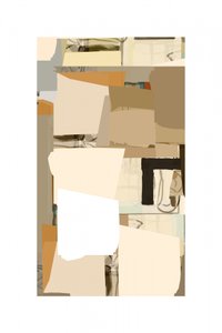 Collage abstrait neutre - cartissi