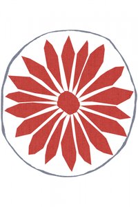 Fleur rouge du peuple - cartissi