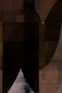 Géométrie sombre et sereine