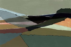 Paysage serein en couches - cartissi