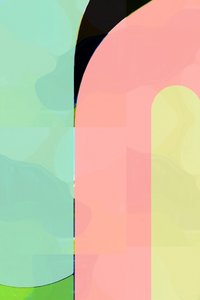 Abstraction aux pastels tendres - cartissi