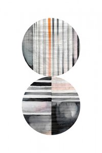 Cercle rayé - Abstrait - cartissi